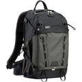 Think Tank Mindshift BackLight video equipment bag with padded compartments and adjustable straps for camera gear storage.