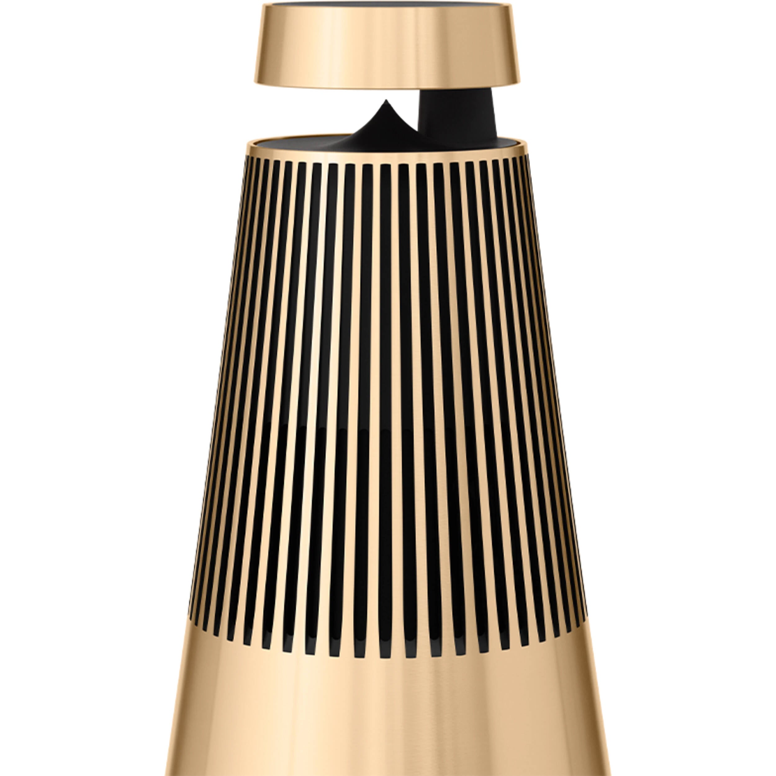 Bang & Olufsen Beosound 2 3rd Gen wireless speaker with sleek cylindrical design and premium black finish.