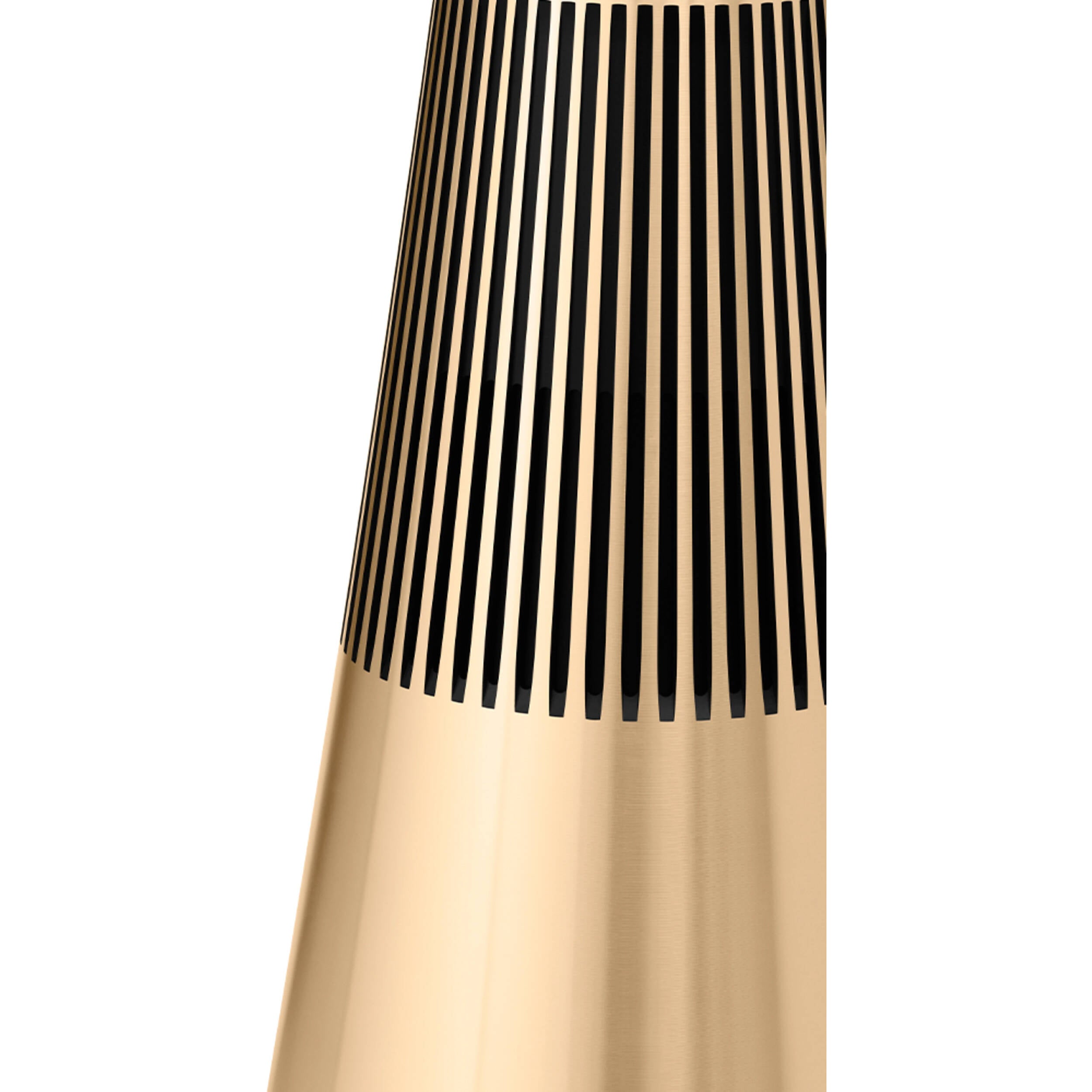 Wireless Bang & Olufsen Beosound 2 3rd Gen speaker with sleek cylindrical design and fabric finish, ideal for premium audio.