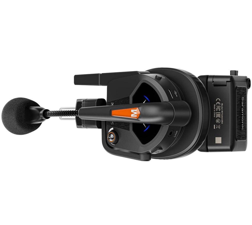 Saramonic WiTalk9 WT5S 5-person wireless video equipment set with microphones and receivers for professional audio recording.