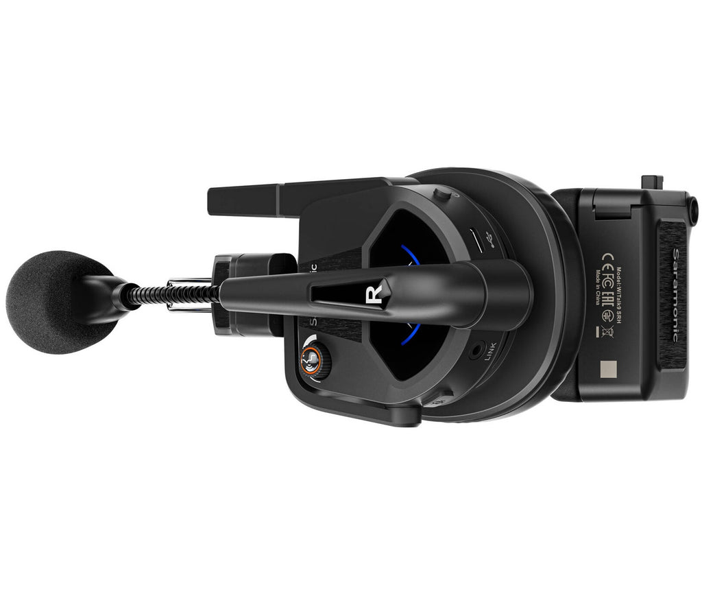 Saramonic WiTalk9 WT2S two-person wireless microphone system for professional video recording and audio capture.