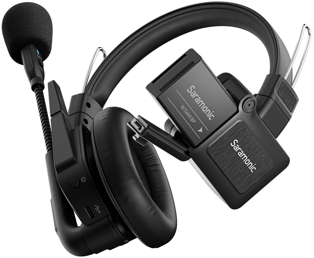 Saramonic WiTalk9 WT6S 6-person wireless video equipment set with microphones and receivers for professional audio recording