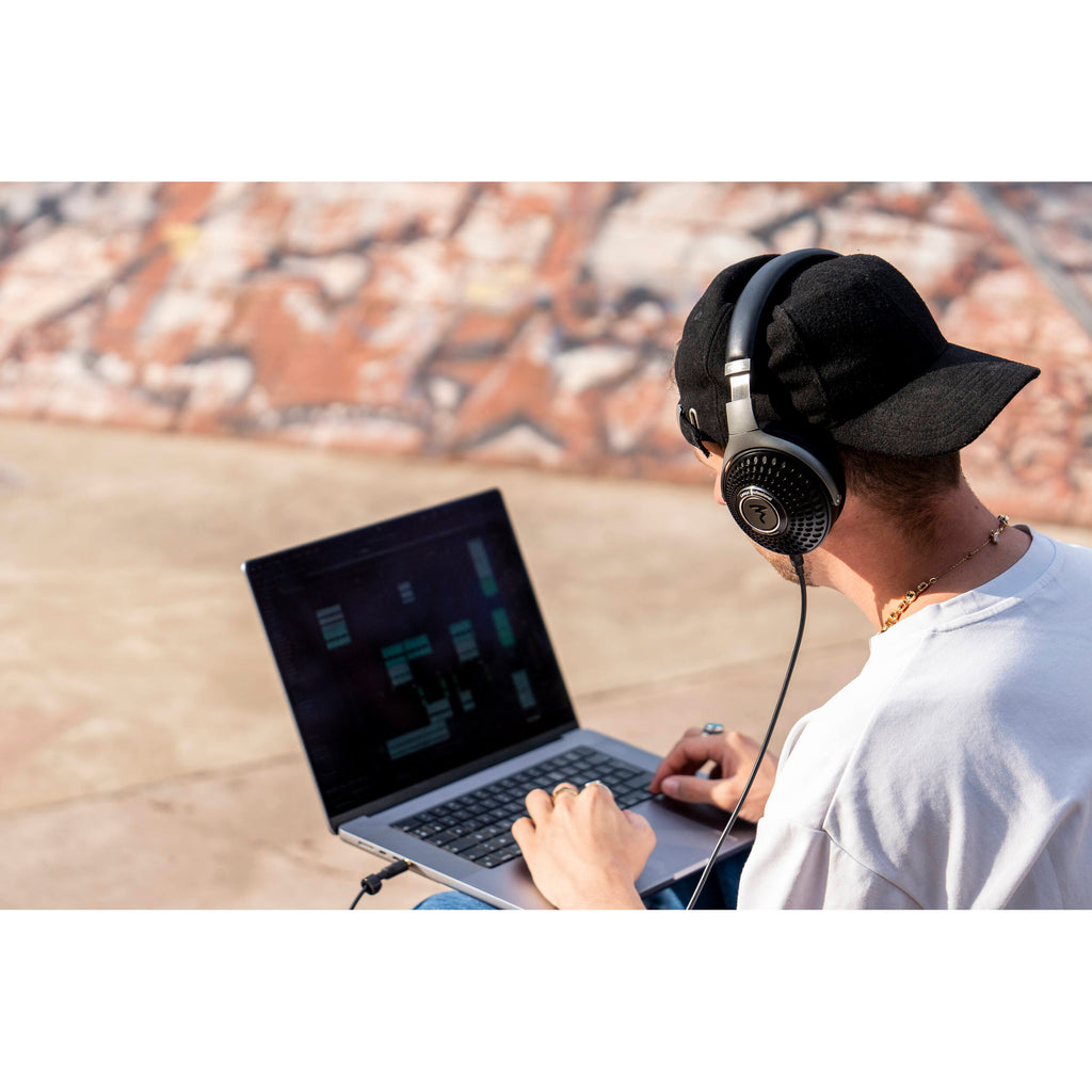 Focal Lensys Professional studio headphones with over-ear design and cushioned ear cups for accurate sound monitoring.