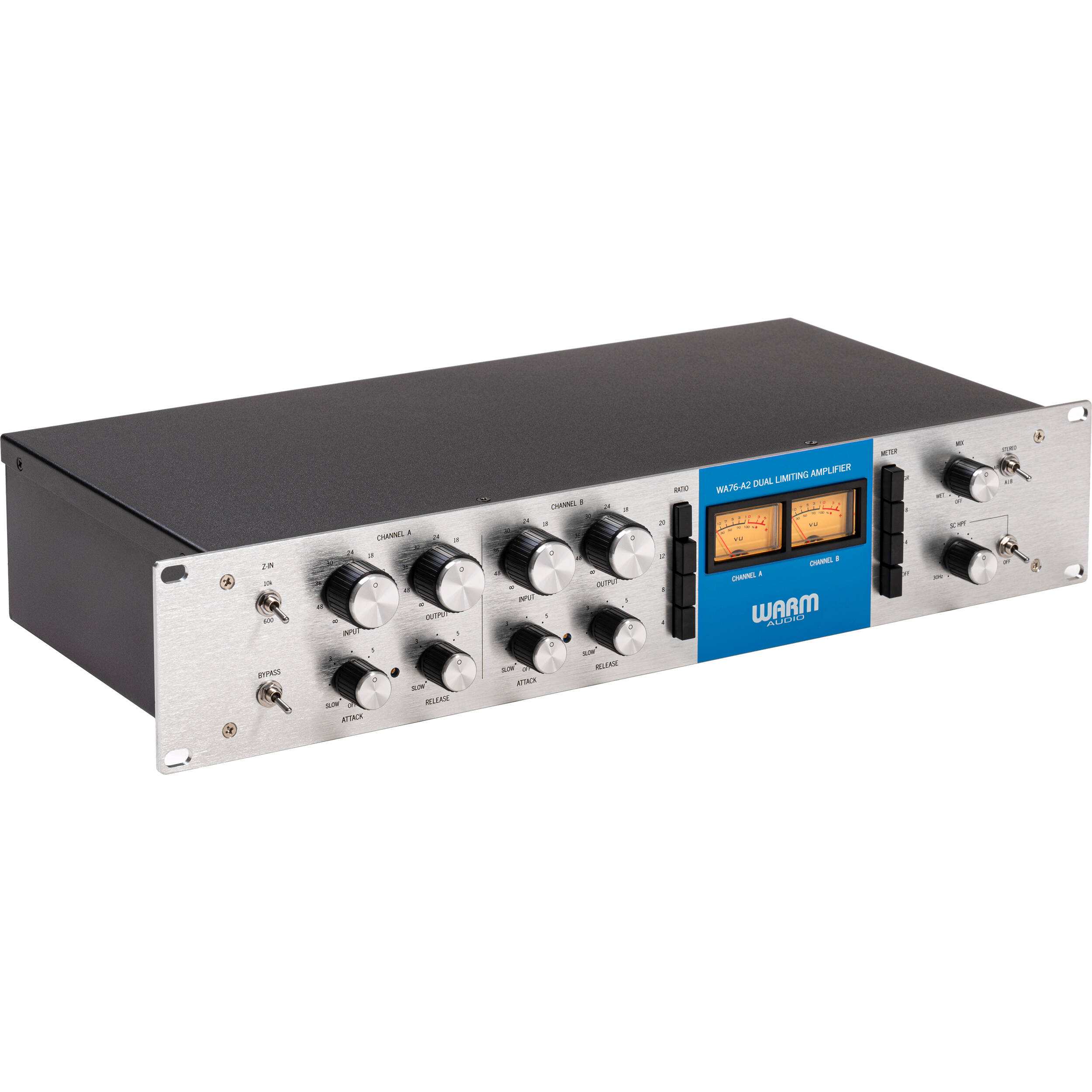 Warm Audio WA76-A2 effects and accessories, professional audio compressor with front panel controls and analog design.