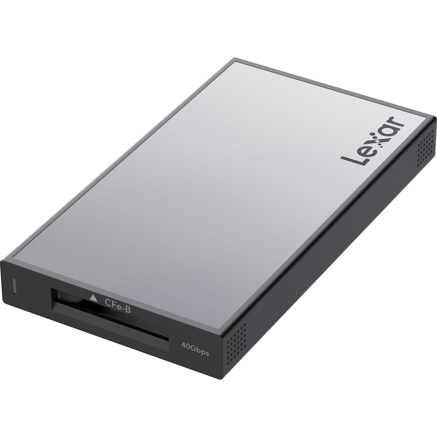 Lexar Workflow CFexpress 4.0 Type B card reader with USB-C port for fast data transfer and reliable media card connectivity.