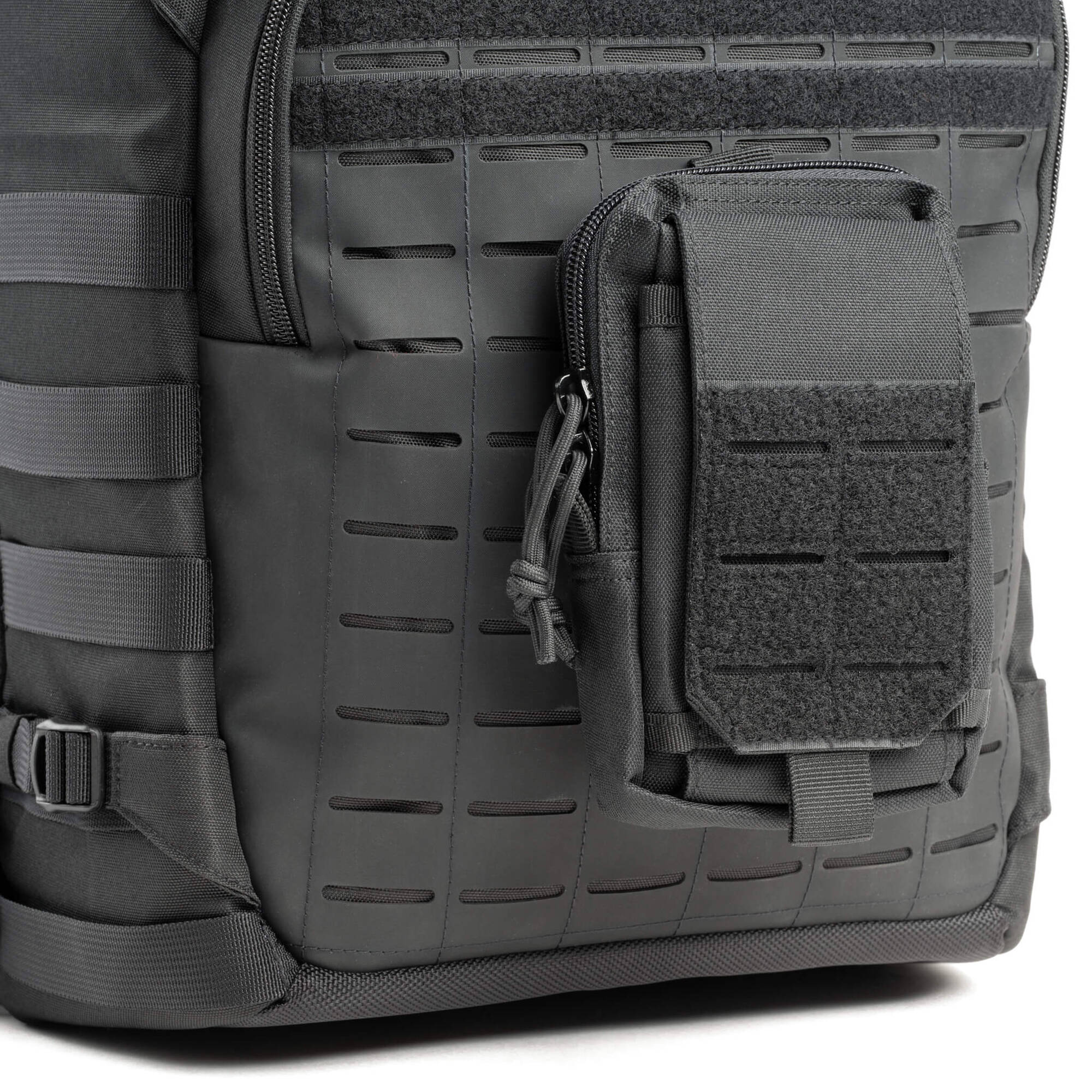 Think Tank DarkLight video equipment bag with padded compartments and adjustable straps for professional camera gear storage.