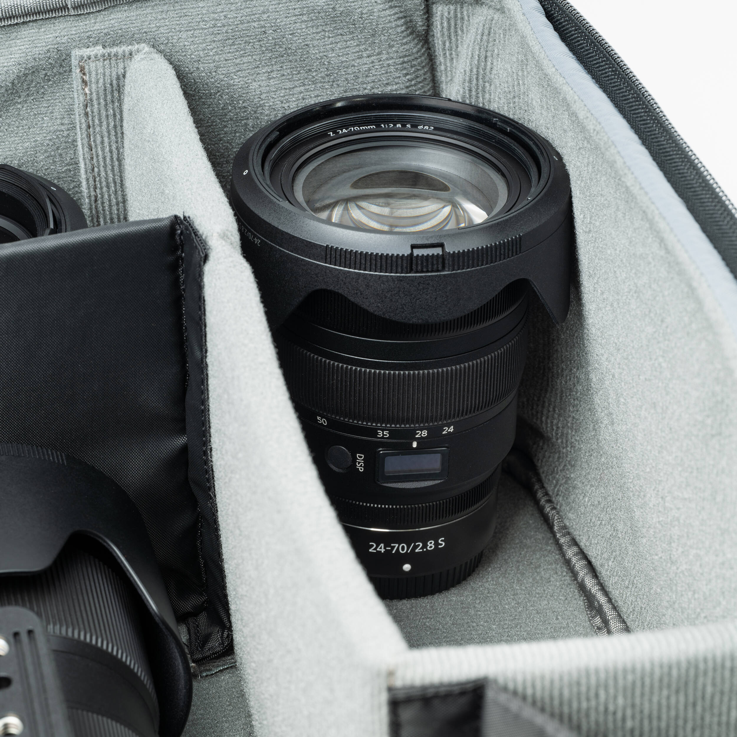 Think Tank Walker Pro Series backpack for video equipment, showing durable black camera gear bag with multiple compartments.