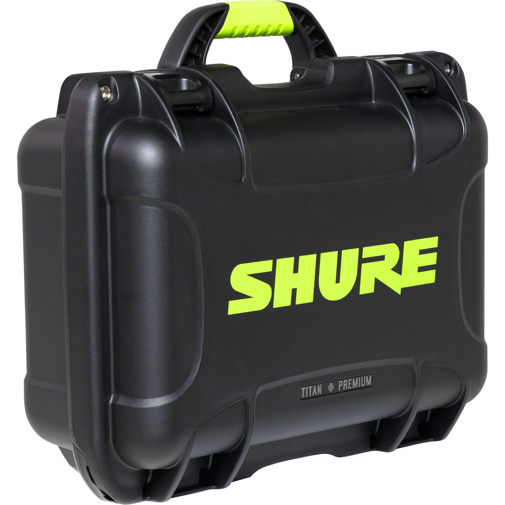 Shure SH-SM7-WP microphone case for Shure SM7B, waterproof protective bag with zipper and carrying handle.