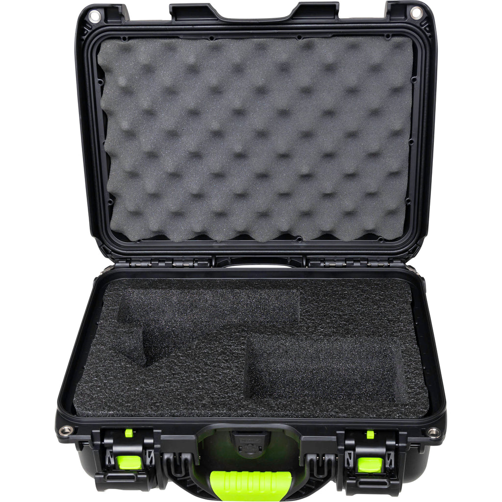 Shure SH-SM7-WP microphone case designed for Shure SM7B, protective black bag with zipper and handle for easy transport.
