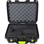Shure SH-SM7-WP microphone case designed for Shure SM7B, protective black bag with zipper and handle for easy transport.