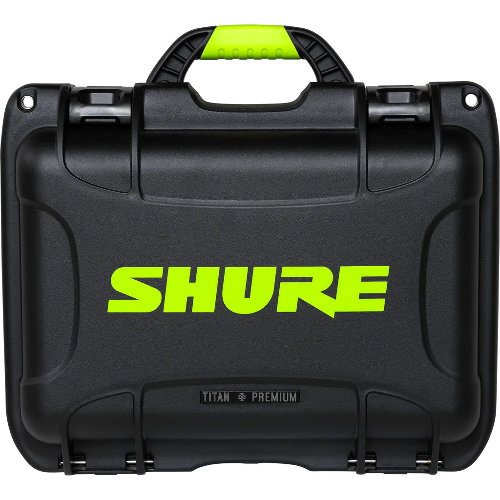 Shure SH-SM7-WP microphone case designed for Shure SM7B microphone, durable protective bag with zipper closure.