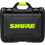 Shure SH-SM7-WP microphone case designed for Shure SM7B microphone, durable protective bag with zipper closure.