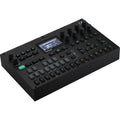 Elektron Elektron Tonverk drum machine and sampler device with knobs, buttons, and a digital display for music production.