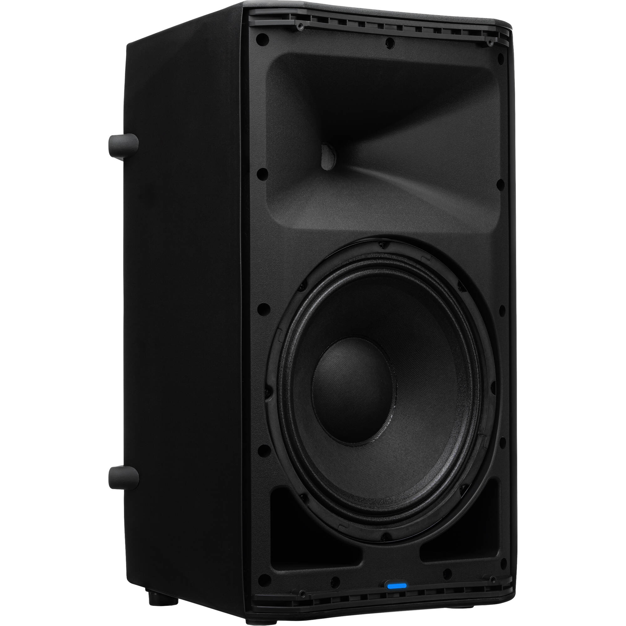 Presonus Air XD 10 active loudspeakers with black enclosures and control panels, designed for professional audio applications.