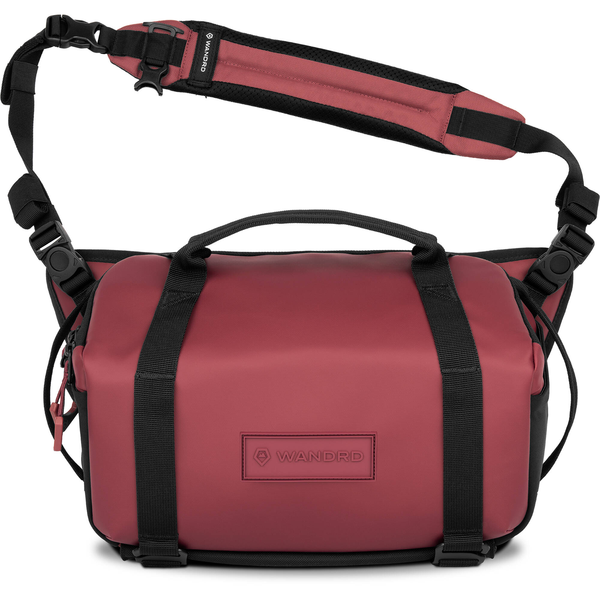 Wandrd Rogue Sling video equipment bag with padded compartments and adjustable strap, designed for camera gear storage and transport.