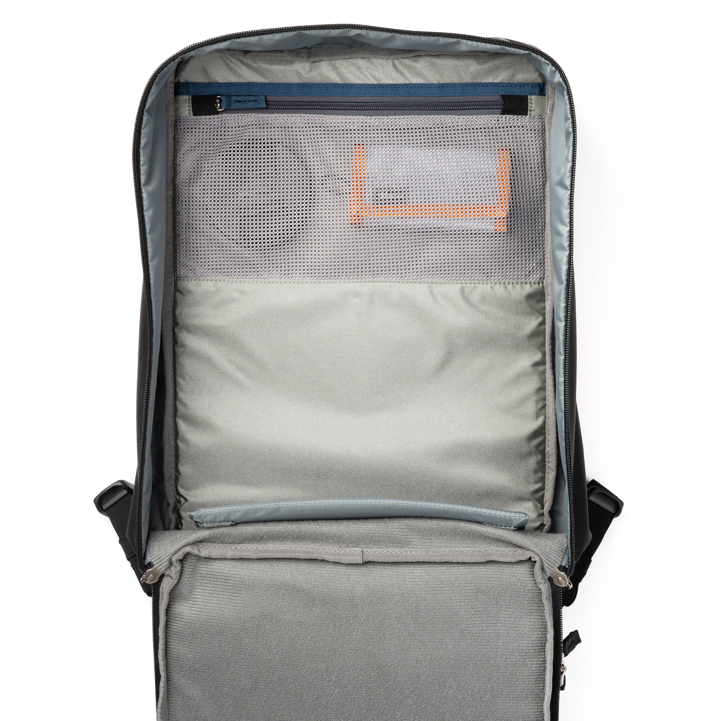 Think Tank Shape Shifter video equipment bag with padded compartments and adjustable straps for versatile gear protection.