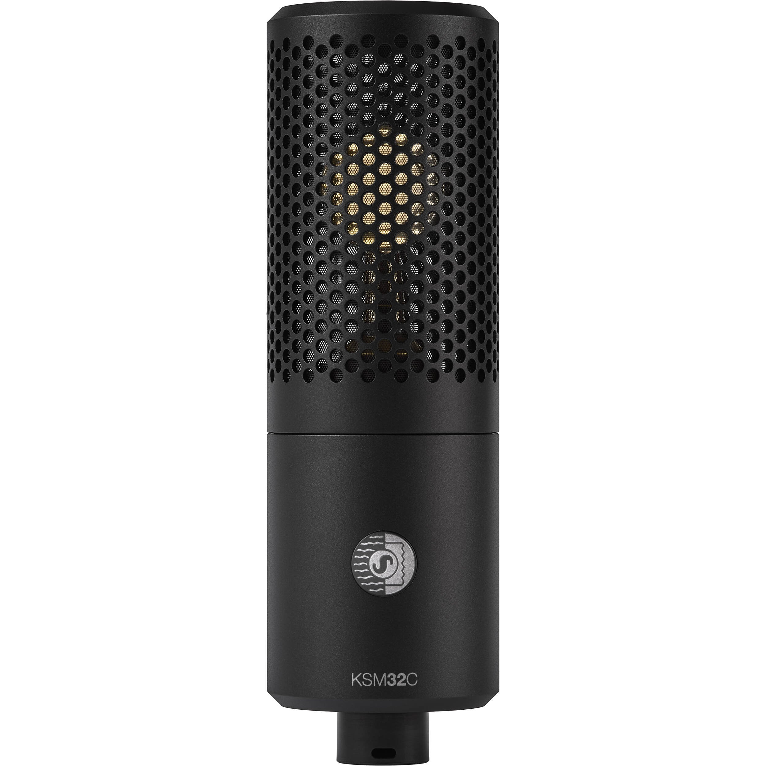 Shure KSM32C/HM condenser microphone stage kit with microphone and accessories for professional audio recording and live sound.