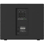 Mackie Thump15Sv4 active subwoofer with large speaker and sturdy enclosure for powerful bass in a professional audio setup