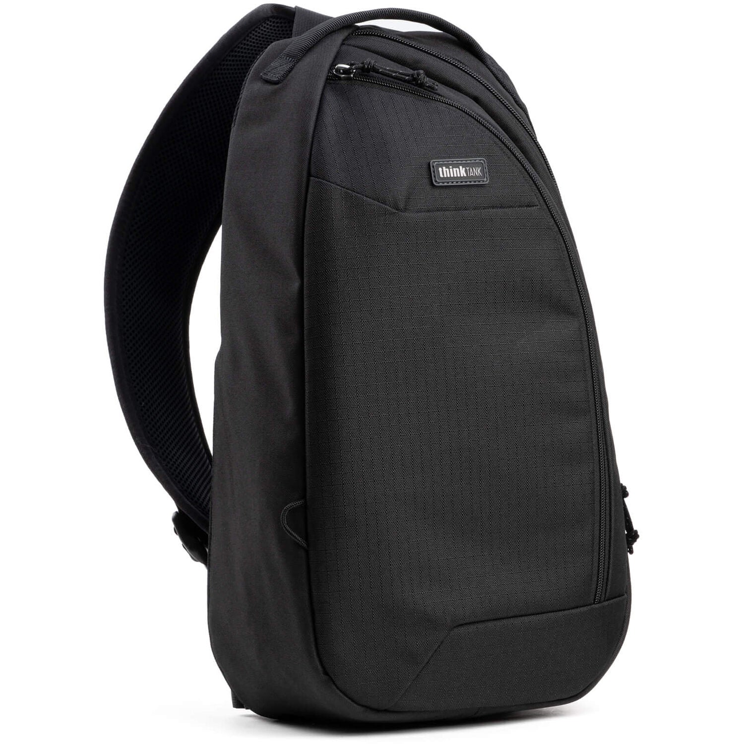 Think Tank TurnStyle video equipment bag with compact design, multiple compartments, and adjustable strap for easy carrying.
