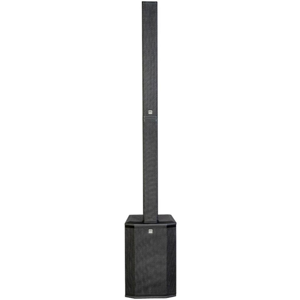 HK Audio POLAR 10 MK2 active column speaker with sleek design and multiple speaker components visible.