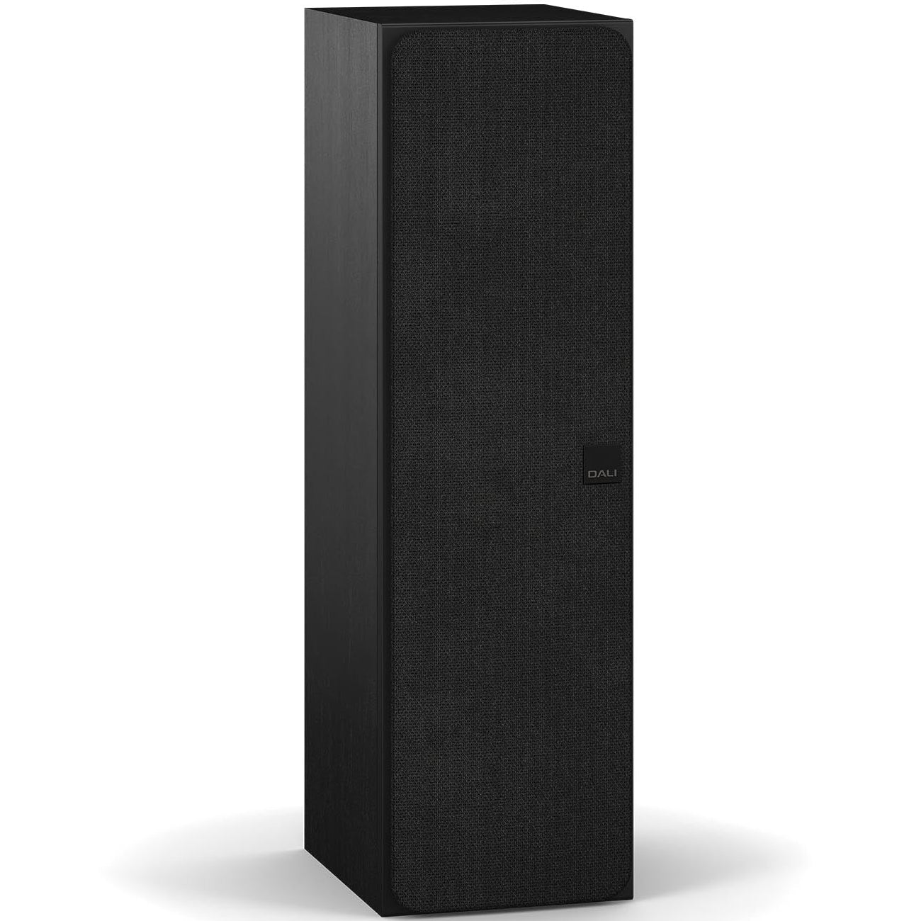 DALI Sonik Cinema center speaker with sleek black finish and multiple drivers for immersive home theater sound.
