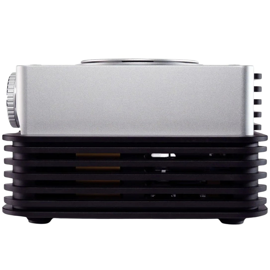 iFi Audio iDSD Phantom headphone amplifier and DAC device showing front panel with control knobs and input ports.