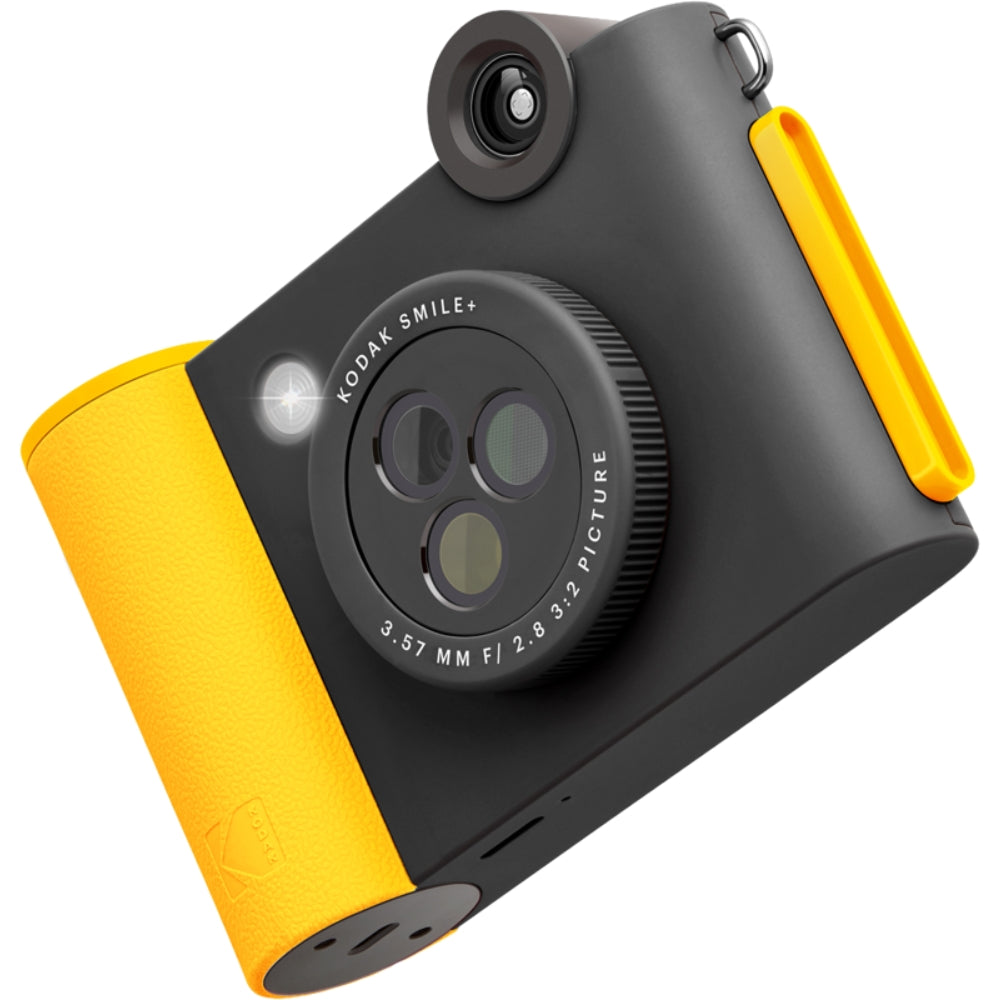 Kodak Smile+ instant compact camera with colorful design and lens, ready to capture fun moments.