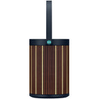 Bang & Olufsen Beosound A5 Riva Edition portable speaker with sleek design and fabric covering, shown from the front angle.