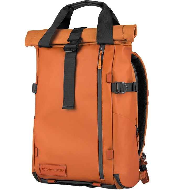 Wandrd Prvke bag designed for video equipment, showing its durable exterior and multiple compartments for gear storage.