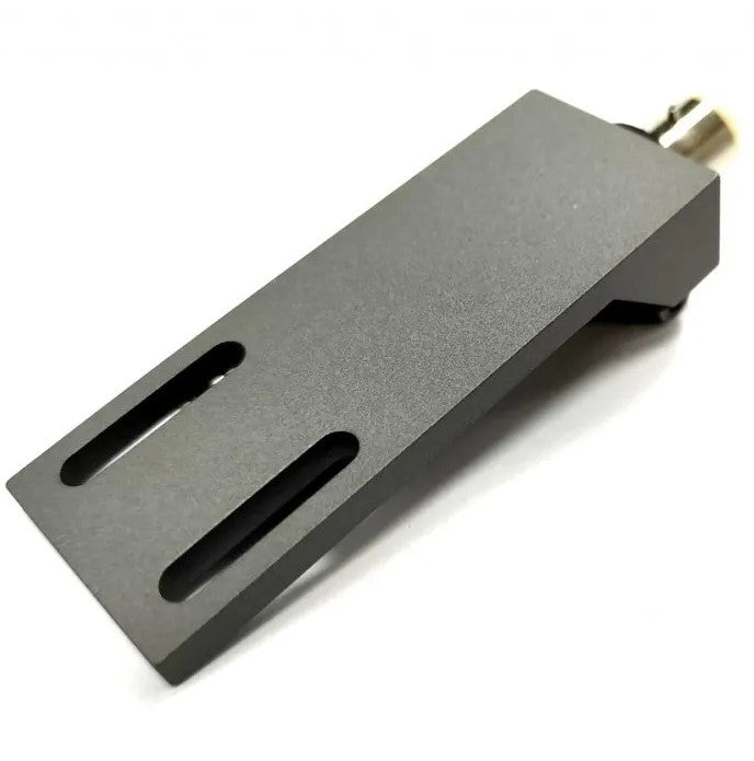 Tonar Headshell Top Q for cartridge accessories, showing a black plastic head shell with mounting holes and tonearm connection.