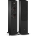 DALI Sonik 5 passive floorstanding speakers with black finish, featuring sleek design and multiple drivers for rich sound.