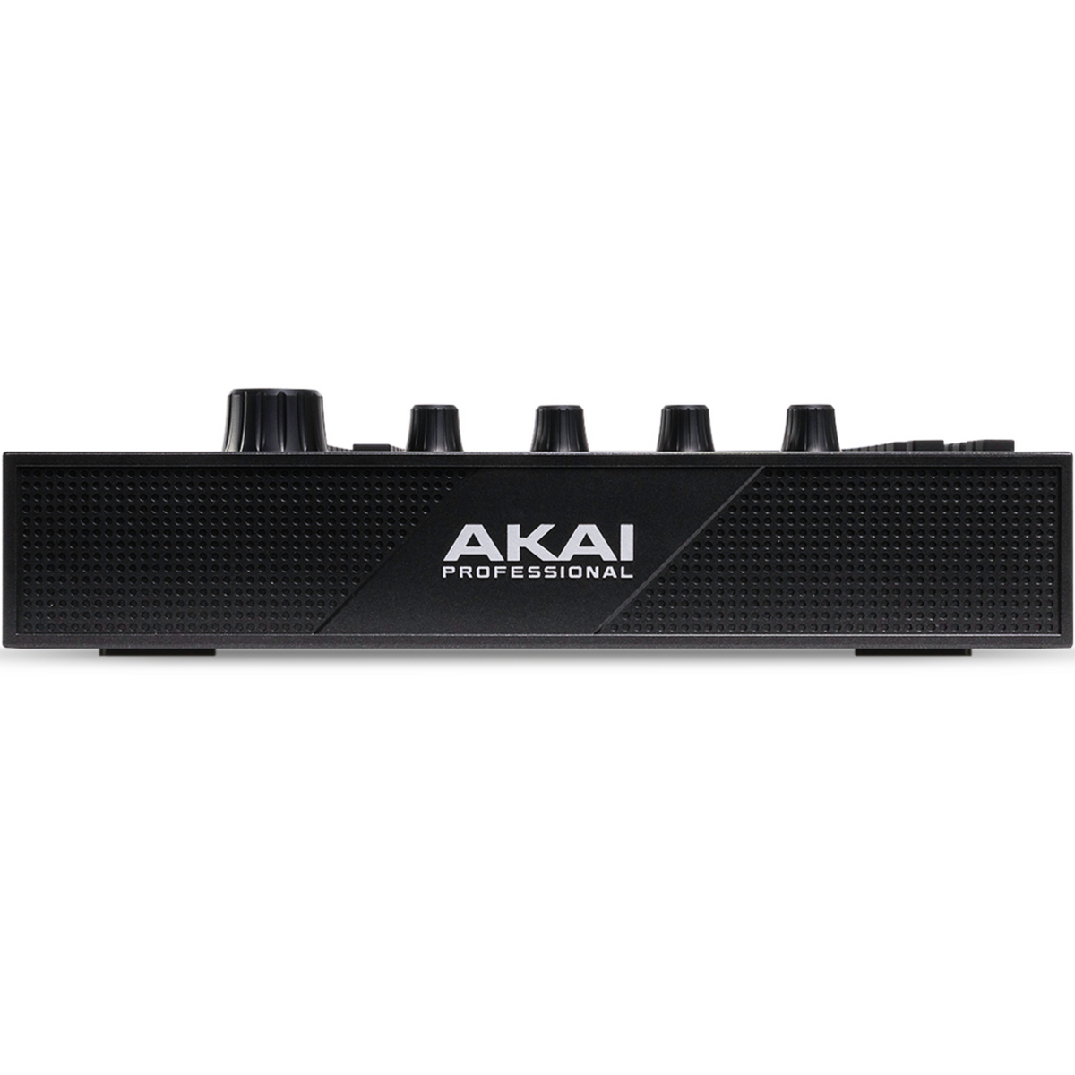 Akai Professional MPC Live III drum machine and sampler with touchscreen, pads, and control knobs in a compact music production device.