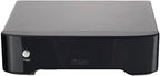 Rega Fono MM phono preamp with compact design and control knobs, designed for high-quality vinyl record playback.