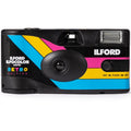 Ilford Ilfocolor Rapid single-use instant camera from the Retro Edition, compact and ready for quick color photo captures.