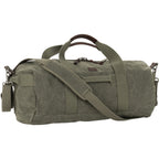 Think Tank Retrospective Duffel used as a video equipment bag with padded compartments and durable black fabric.