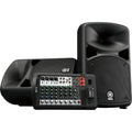 Yamaha Stagepas 600BT portable PA speaker system with built-in Bluetooth and multiple input options, ideal for live sound.