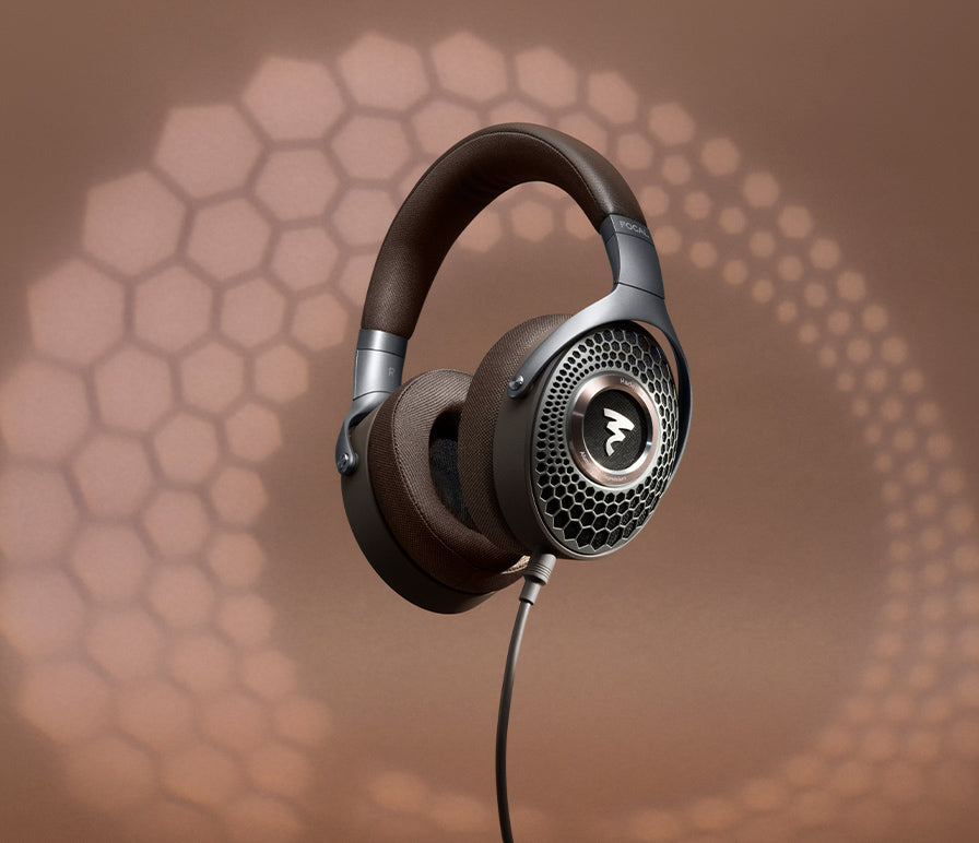 Focal Hadenys wired headphones with over-ear design and cushioned ear cups for comfortable listening.