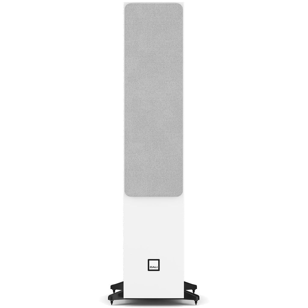 DALI Sonik 7 passive floorstanding speakers with sleek black cabinets and multiple drivers for high-quality sound.