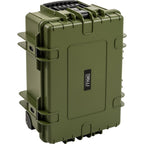 B&W Cases Type 6700 divider system for video equipment bags, showing padded compartments and modular storage organization.
