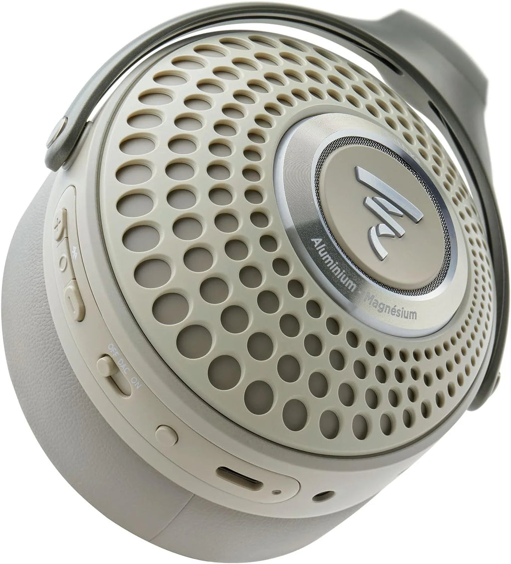 Focal Bathys wireless headphones with over-ear design, black color, and cushioned ear cups for immersive audio.