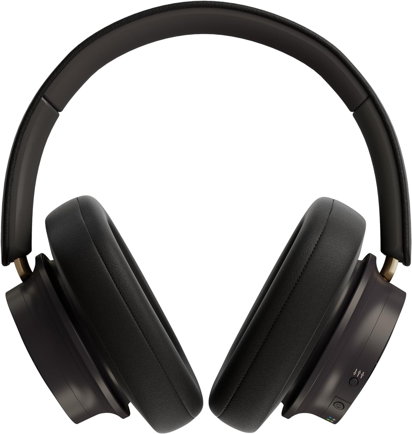 DALI Dali iO-12 wireless headphones with sleek black design and cushioned ear cups for comfortable listening.