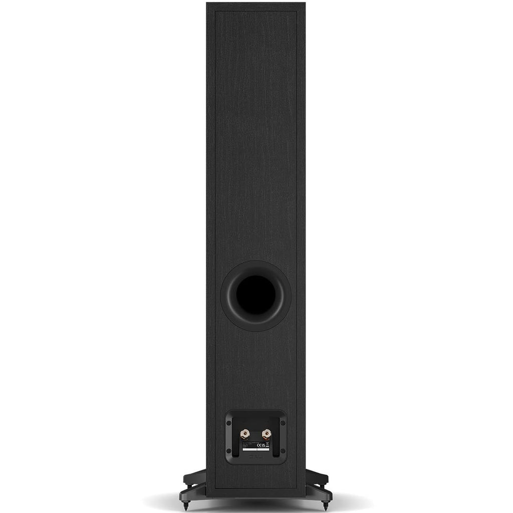 DALI Sonik 5 passive floorstanding speakers shown with sleek black cabinets and multiple drivers for high-quality sound.