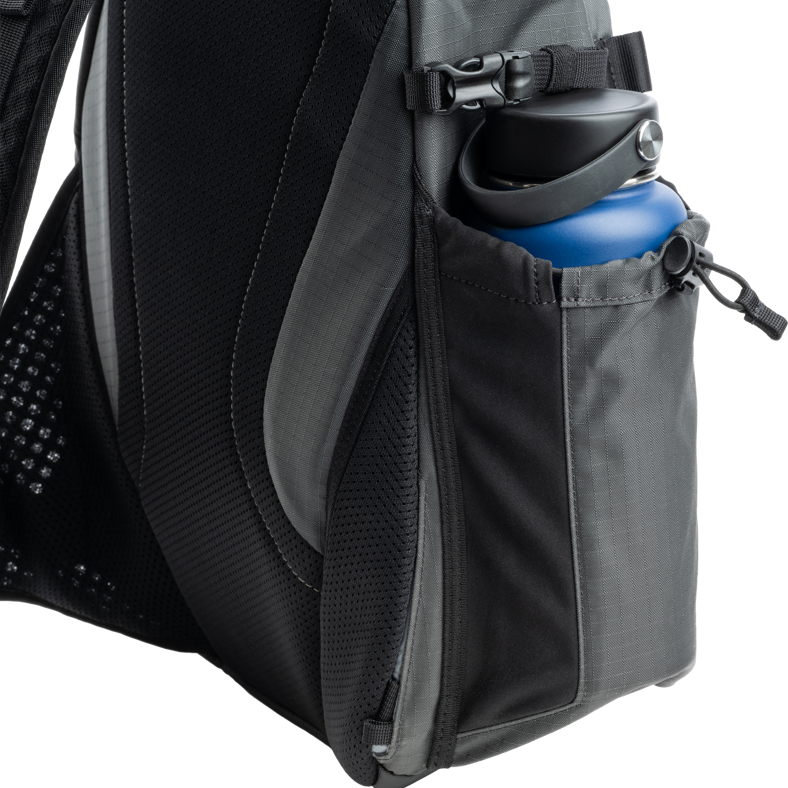 Think Tank MindShift PhotoCross Sling V2 camera bag with multiple compartments and adjustable strap for versatile video equipment storage.