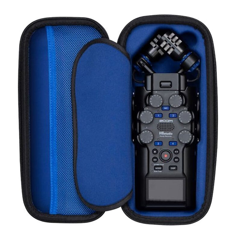 Zoom APH-6st recorder accessory case, compact and durable protective carrying case for Zoom audio equipment.
