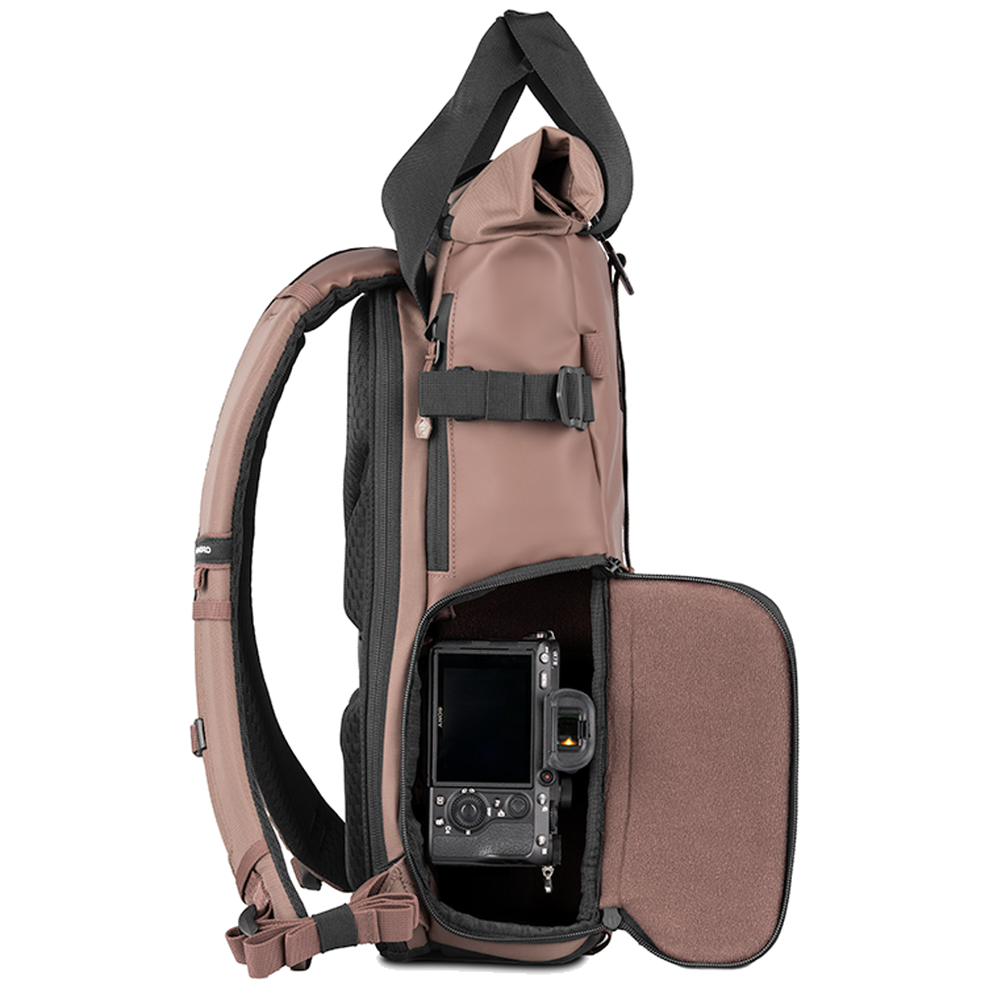 Wandrd Prvke 15L photo bundle camera bag with side access and multiple compartments for video equipment and accessories.