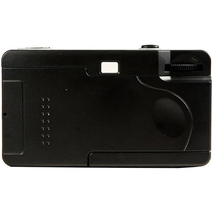 Kodak M35 reusable instant camera with compact design, black body, and lens visible, perfect for casual photography.