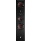 Black DALI Dali Opticon 8 MK2 passive floorstanding speaker with sleek front grille and modern design.