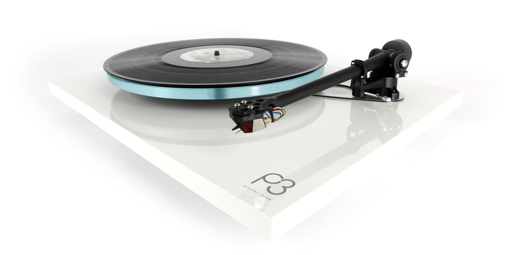 Rega ND3 moving magnet turntable cartridge, close-up detail in black