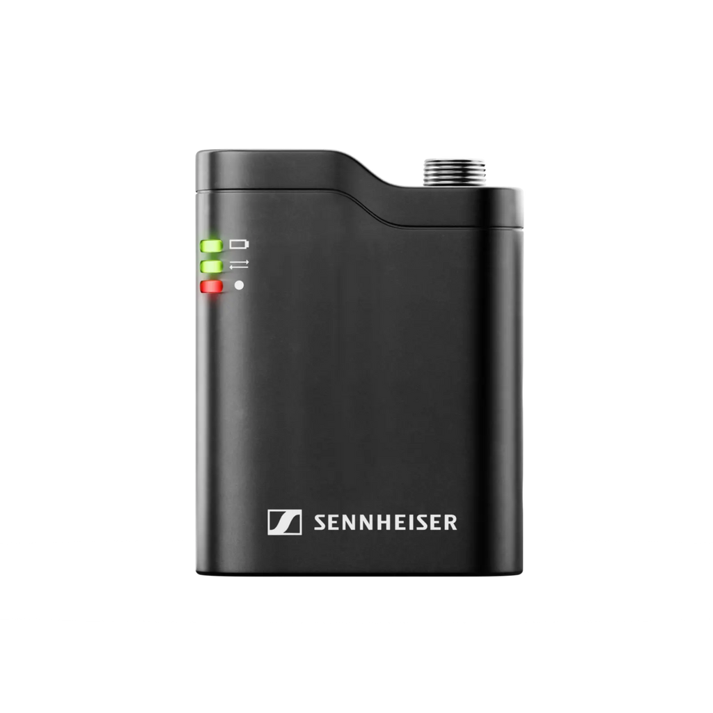 Sennheiser Profile Wireless 1-Channel Creator Microphone System with transmitter and receiver in a professional setup.