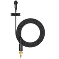 Sennheiser ME 2-II Lavalier microphone with clip, designed for discreet wearable audio recording and professional sound capture.